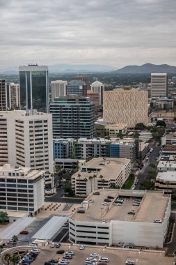 Şehir merkezindeki phoenix arizona şehir manzarası