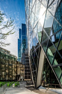 Londra 'nın yeni iş merkezi gökdelen binaları