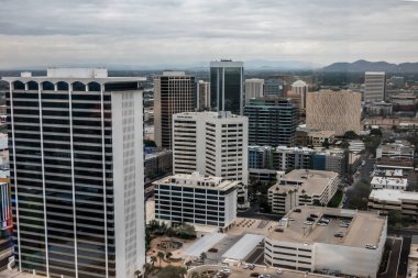 Şehir merkezindeki phoenix arizona şehir manzarası