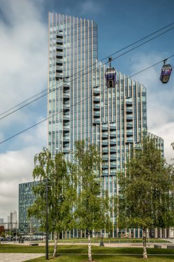 Londra 'da Greenwich Bölgesi sokak manzarası