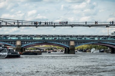 Londra şehir merkezindeki şehir manzarası ve manzaralar