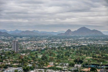 Şehir merkezindeki phoenix arizona şehir manzarası