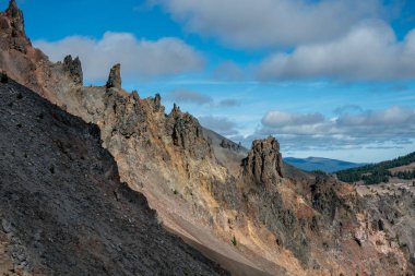 Dağlardaki göl manzarası 