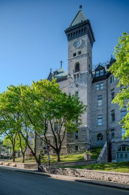 Güzel eski satır evleri tarihi eski quebec City