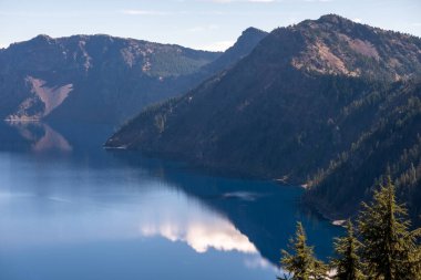 Dağlardaki göl manzarası 