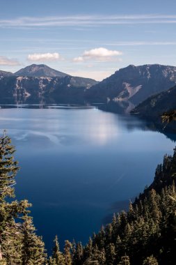 Dağlardaki göl manzarası 