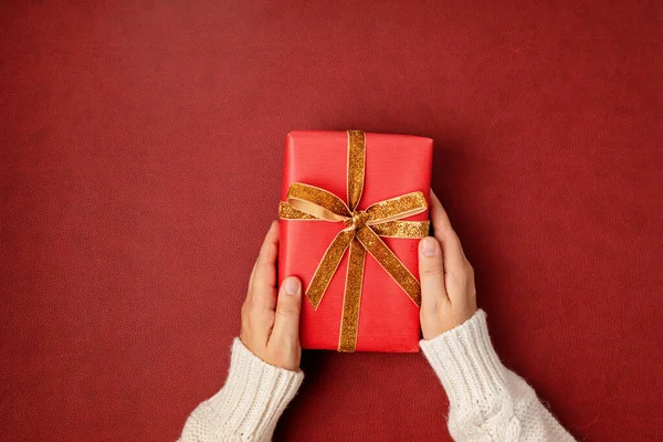 Різдвяний Фон Подарунковими Коробками Святкування Різдва Підготовка Зимових Канікул Секретна — стокове фото
