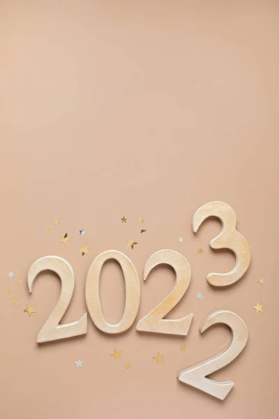 수치는 2022 2023 년으로바뀐다 축하하기 시작하기 시작하기 — 스톡 사진