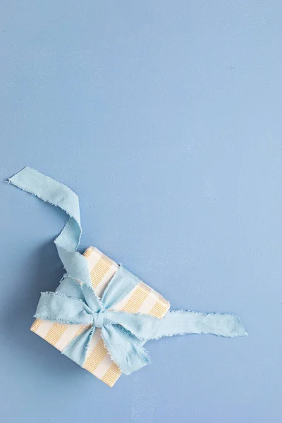 Baby Shower Gender Reveal Birthday Party Background Gift Box Baby — Stok fotoğraf