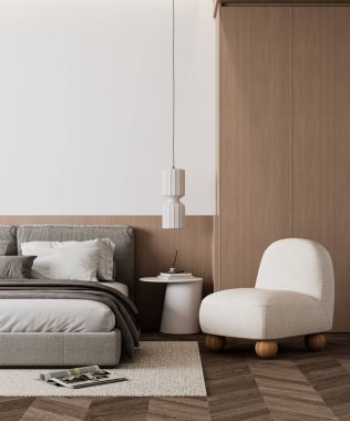 İç Yatak Odası Duvar Modeli - 3D Hazırlama, 3D Görüntü