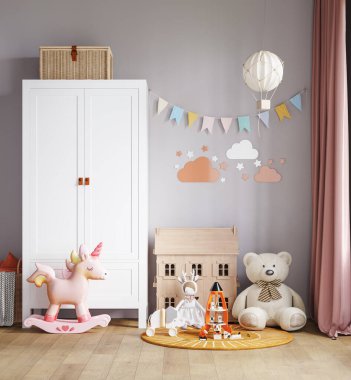 Dahili Çocuk Odası Duvar Kağıdı Model