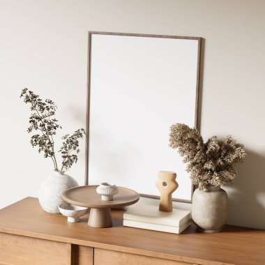 Frame Mockup İç Sahne - 3d Görüntü, 3d Görüntü