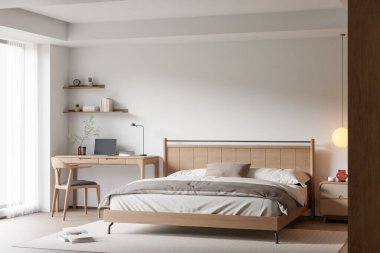 İç Yatak Odası Duvar Modeli - 3D Hazırlama, 3D Görüntü