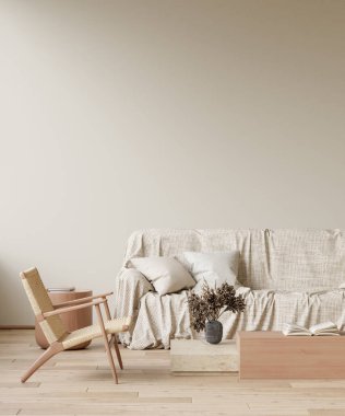 İç Yatak Odası Duvar Modeli - 3D Hazırlama, 3D Görüntü