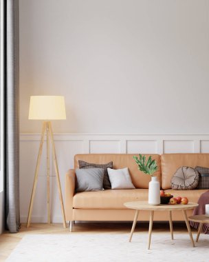 İç Salon Duvar Modeli - 3D Görüntü