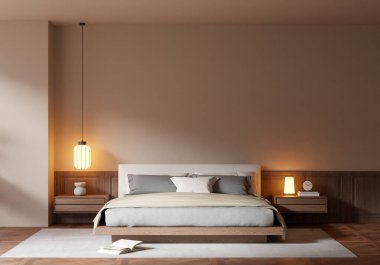 İç Yatak Odası Duvar Modeli - 3D Görüntü