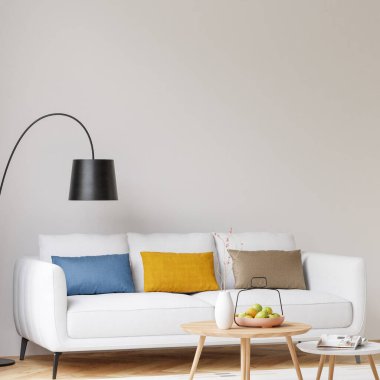 İç Salon Duvar Modeli - 3D Görüntü, 3D Görüntü