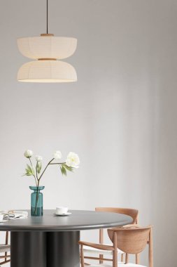 Modern Yemek Odası Poster Çerçeve Model - 3d Hazırlama