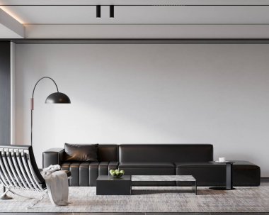 Modern Minimalist Oturma Odası İçsel Poster Çerçevesi 3B Yapılandırma Duvarı