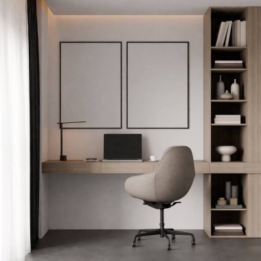 Modern Minimalist İçişleri Bakanlığı Çerçeve Posteri Model 