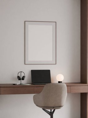 Modern Minimalist İçişleri Bakanlığı Çerçeve Posteri Model 