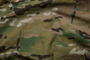 Silahlı Kuvvetleri multicam kamuflaj kumaş dokusu arka plan.