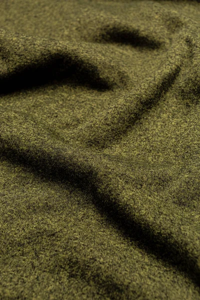 Örgü Kumaşın Yeşil Renkteki Yakın Dokusu Hafif Haki Rengi Arkaplan — Stok fotoğraf