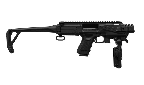 Uma Pistola Semi Automática Moderna 9Mm Kit Corpo Especial Armas — Fotografia de Stock