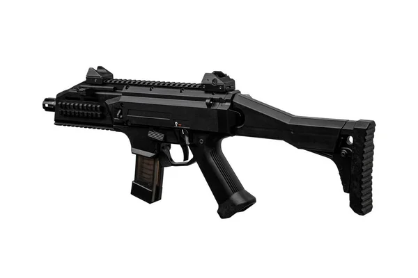 Modern Automatic Carbine Chambered 9Mm Pistol Caliber Weapons Police Army — Foto de Stock