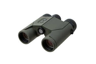 Modern dürbünler. Uzun mesafelerde gözlem için optik bir araç. Beyaz arkaplanda izole et.