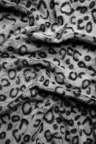Weicher Flauschiger Kunststoff Mit Fleckigem Muster Leichte Leopardenstruktur — Stockfoto