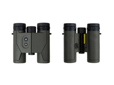 Modern dürbünler. Uzun mesafelerde gözlem için optik bir araç. Beyaz arkaplanda izole et.