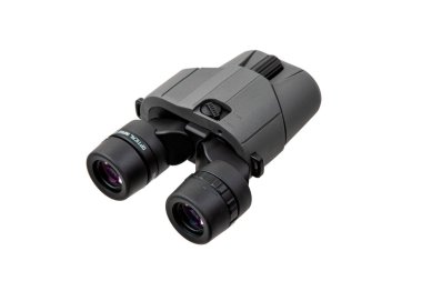 Modern dürbünler. Uzun mesafelerde gözlem için optik bir araç. Beyaz arkaplanda izole et.