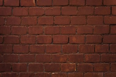 Eski kırmızı tuğla duvar dokusu arka plan. vinyetli köşeleri ile kırmızı tuğla duvar doku grunge arka plan, iç tasarım için kullanabilirsiniz