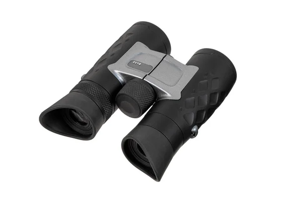 Binoculares Modernos Instrumento Óptico Para Observación Largas Distancias Aislar Sobre —  Fotos de Stock