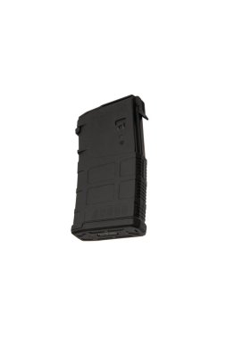 Tüfek ya da tüfek için şarjör. Silahlar için mühimmat. Beyaz arkaplanda izole et.