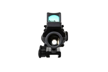 Modern optical collimator sight. Aiming device for shooting at short distances. Isolate on a white background. clipart