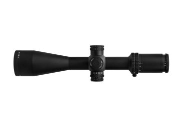 High-quality rifle scope with adjustable turrets, black matte finish, ideal for precision shooting and hunting, 5-25x50 magnification, durable construction, clear optics, tactical design, versatile for various firearms. clipart