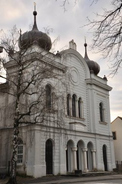 Varazdin, Hırvatistan 12 Şubat 2024. Varazdin 'deki Sinagog