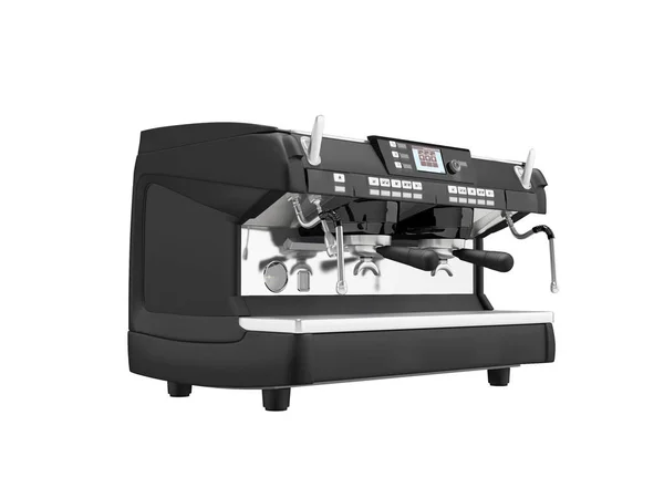 Απεικόνιση Της Σύγχρονης Βιομηχανικής Μηχανής Καφέ Υψηλή Απόδοση Λευκό Φόντο — Φωτογραφία Αρχείου