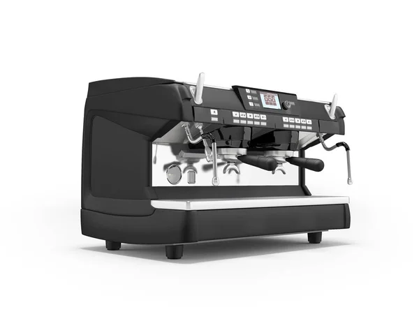 Illustratie Van Moderne Industriële Koffiemachine Met Hoge Prestaties Witte Achtergrond — Stockfoto
