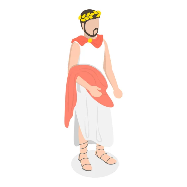 Isometric Flat Vector Set Ancient Roman Characters Rome Empire People — Image vectorielle