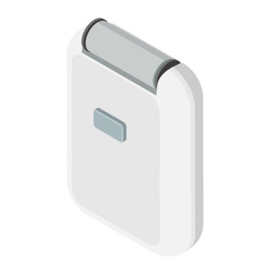 3 Boyutlu Isometric Tıraş Ürünleri Seti, Günlük Ustura Bıçaklı Banyo Aksesuarları. Madde 5