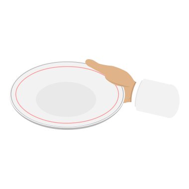 3D Isometric Flat Vector Set of Hands Holding Kitchen Utensils, Kitchen Aletleri. Madde 5