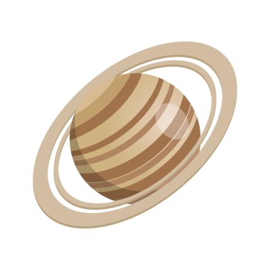 3D Isometric Güneş Sistemi Gezegenleri Düz Vektör Kümesi, Galaksi Astronomik Nesneler. Madde 2