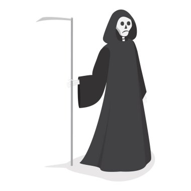 Mezarlık ve Yas, Tapma ve Din 3 boyutlu Isometric Düz Vektör Kümesi. Madde 5