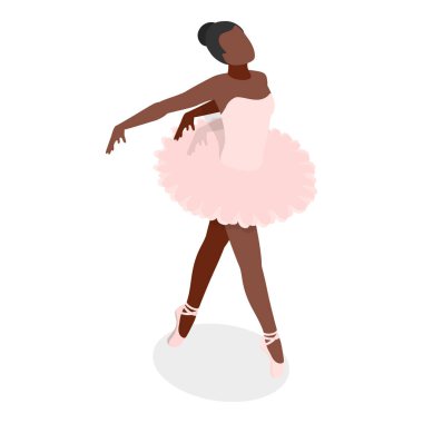 3 Boyutlu Isometric Düz Vektör Yaratıcı Meslek İnsanları, Hobbie 'nin tadını çıkarıyor. Madde 9