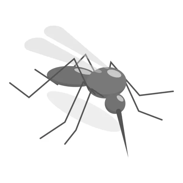 Isometric Flat Vector Zestaw Owadów Bug Mosquito Mucha Karaluch Motyl — Wektor stockowy