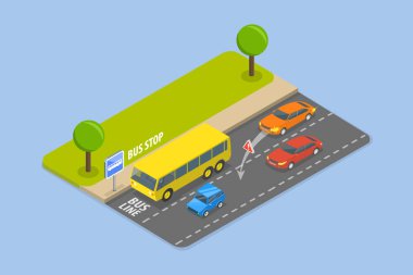 3D Isometric Flat Sürüş Kuralları, Trafik Düzenleme Çizelgesi
