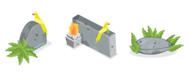 3B Isometric Orman Taşı İşaretleri, Bilgi Boş İşaret Nesnesi